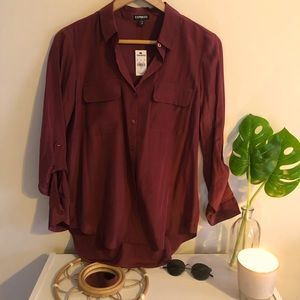 Express button down top brand new